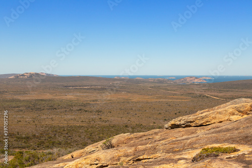 Look into the Cape Le Grand National Park from Top of Frenchman's Peak, Western Australia