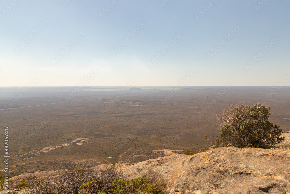 Look into the Cape Le Grand National Park from Top of Frenchman's Peak, Western Australia