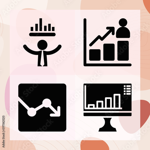 Simple set of rewarding related filled icons