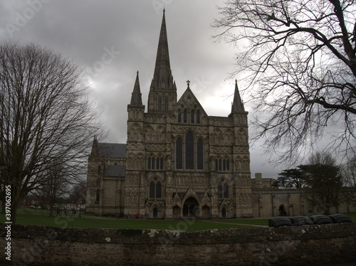 The Gothic Cathedral of Salisbury, England