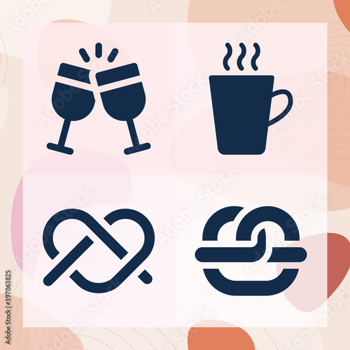 Simple set of pitt related filled icons