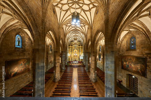 Inside the Basilica of Bego  a photographed from the choir