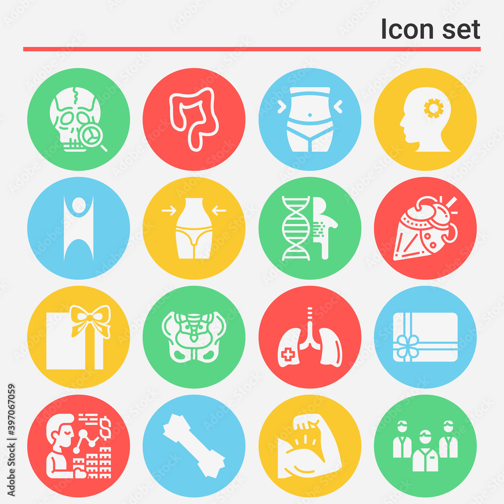 16 pack of endowment filled web icons set 16 pack of endowment filled web icons set