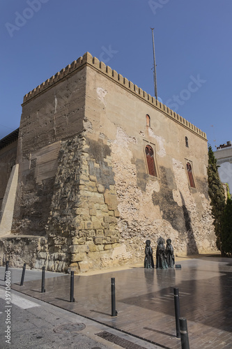 Calahorra Tower (Torre de la Calahorra) lies in center of Elche city in province of Alicante in Spain. Calahorra Tower built in late XII century as watchtower and was an integral part of city walls. photo