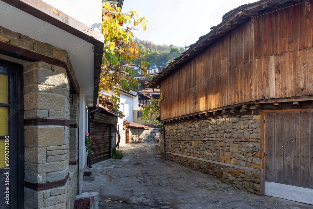 Old Houses in The Old town of Lovech, Bulgaria