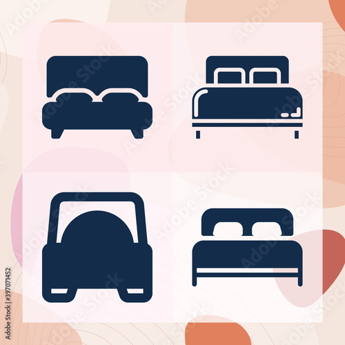 Simple set of ich related filled icons