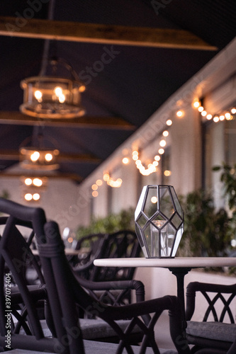 cafe in the night