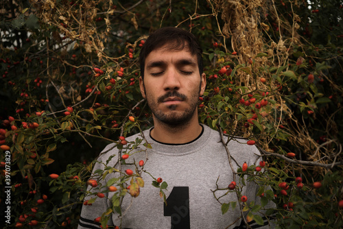 man in park
