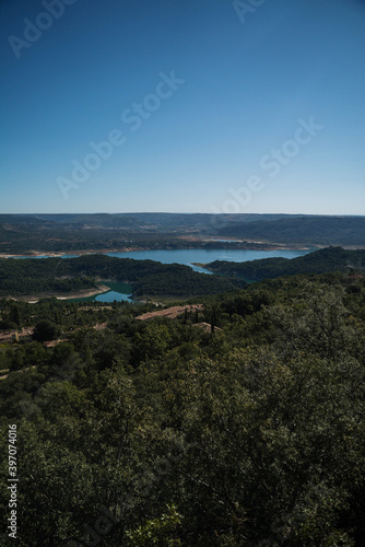 view from the top of the hill