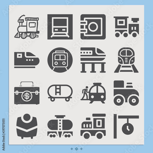 Simple set of robbery related filled icons.