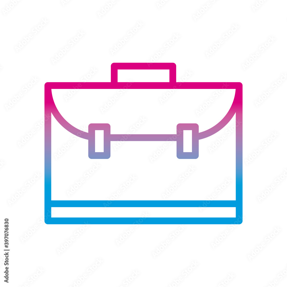 suitcase bag gradient style icon vector design suitcase bag gradient style icon vector design