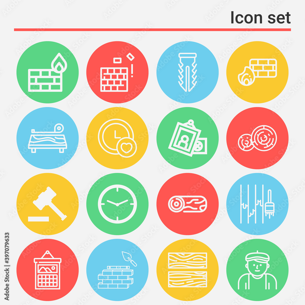 16 pack of obsolete lineal web icons set 16 pack of obsolete lineal web icons set