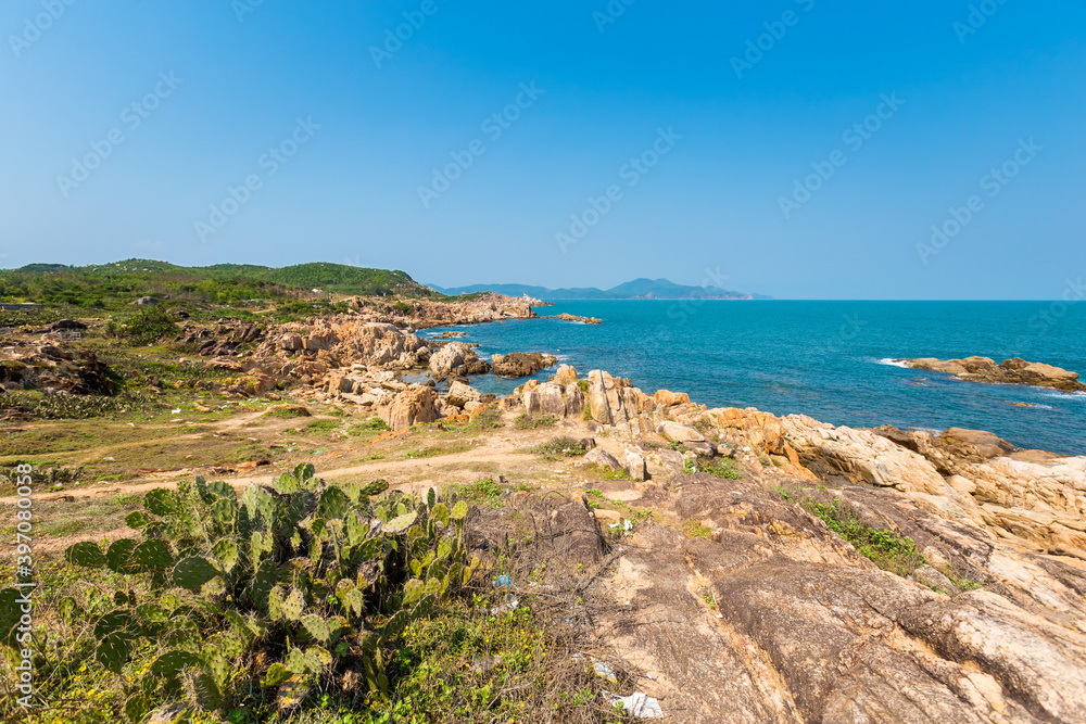 The Sea Cliff of Stone Plates View The Sea Cliff of Stone Plates View