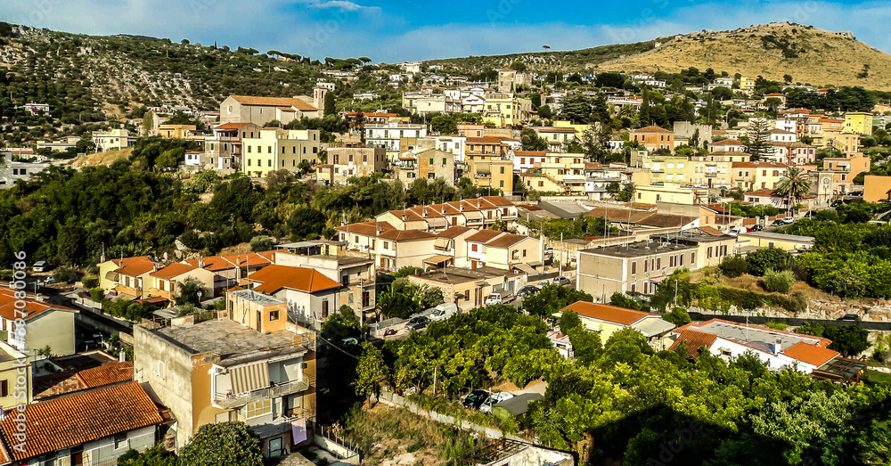 Cityscape of Terracina, Italy
