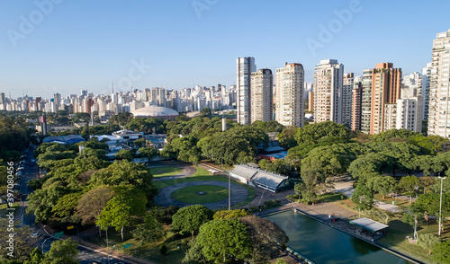 Aerial view of Sao Paulo city. © Cifotart