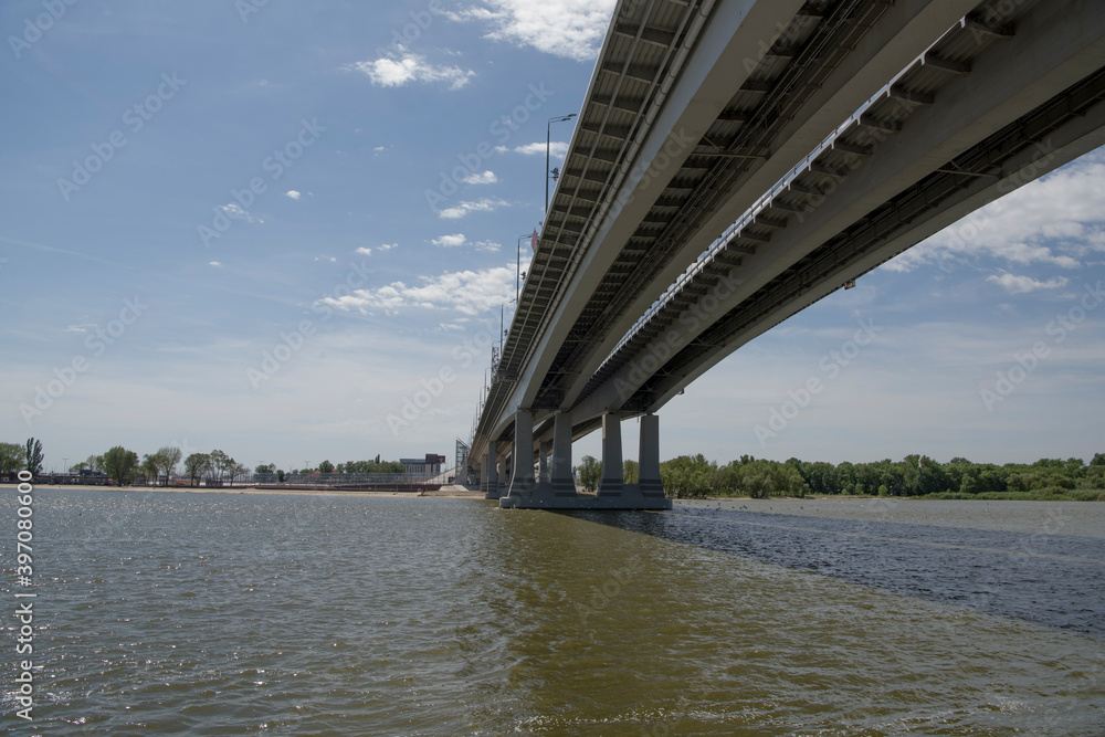  Automobile bridge over the Don river on Voroshilovsky avenue