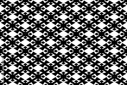 seamless abstract geometric black and white pattern-19e1b