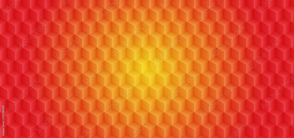 Abstract background with pattern 3D cube. Orange 3D texture with light. Cube seamless pattern, geometric background design, cube texture Abstract background with pattern 3D cube. Orange 3D texture with light. Cube seamless pattern, geometric background design, cube texture