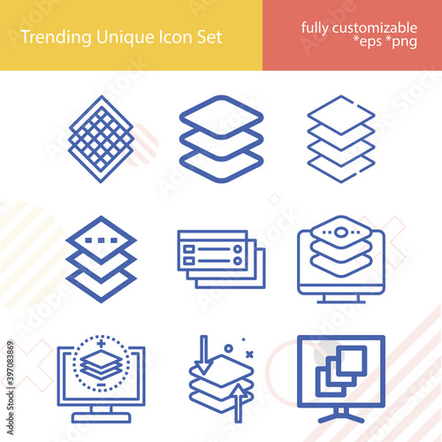 Simple set of deposited related lineal icons.