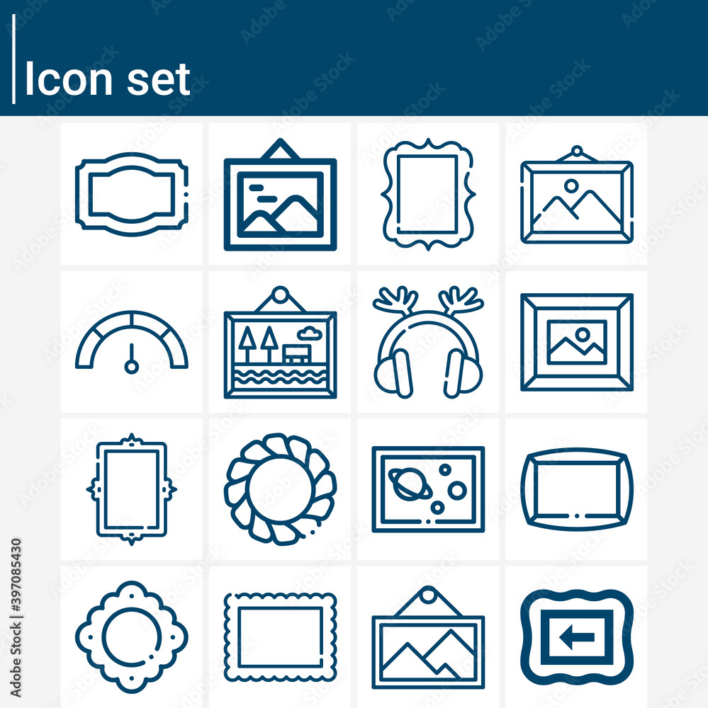 Simple set of buck related lineal icons. Simple set of buck related lineal icons.