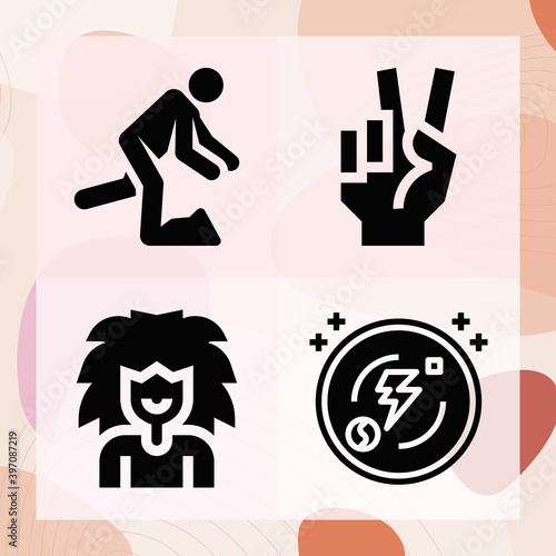 Simple set of occurrence related filled icons