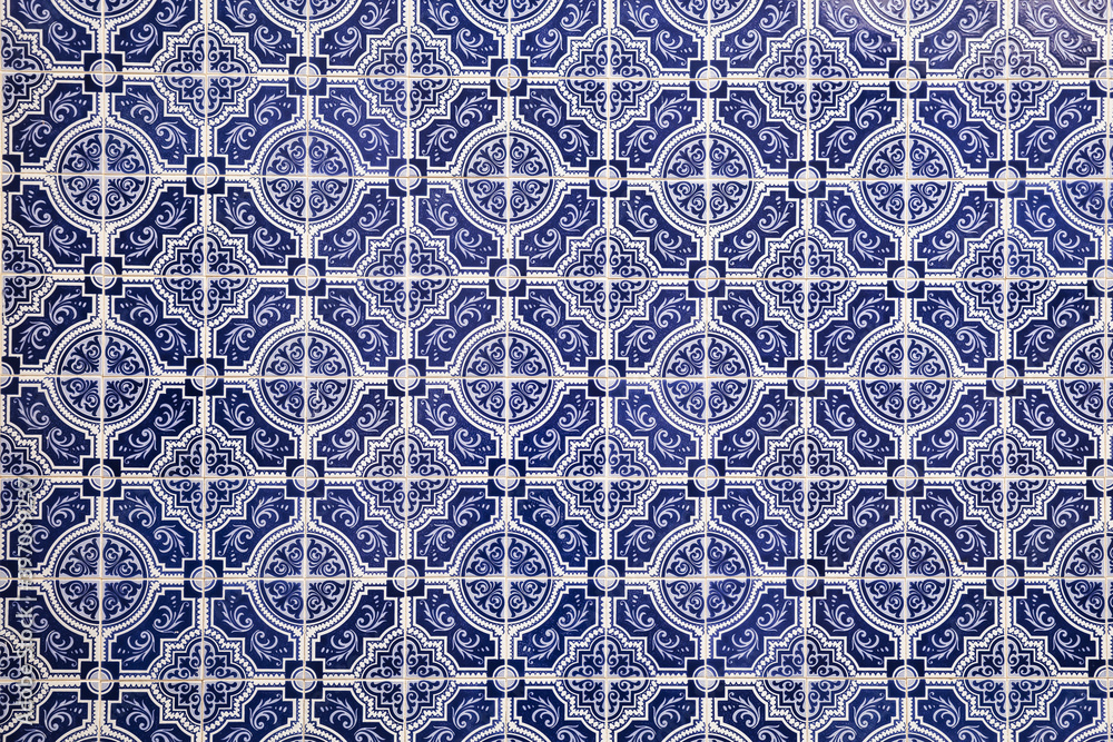 pattern Portugal ajulejos traditional blue pattern Portugal ajulejos traditional blue