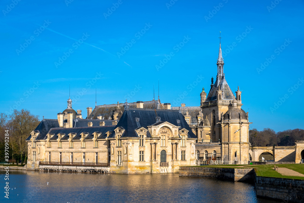 Naklejka premium Senlis near Paris in Christmas time