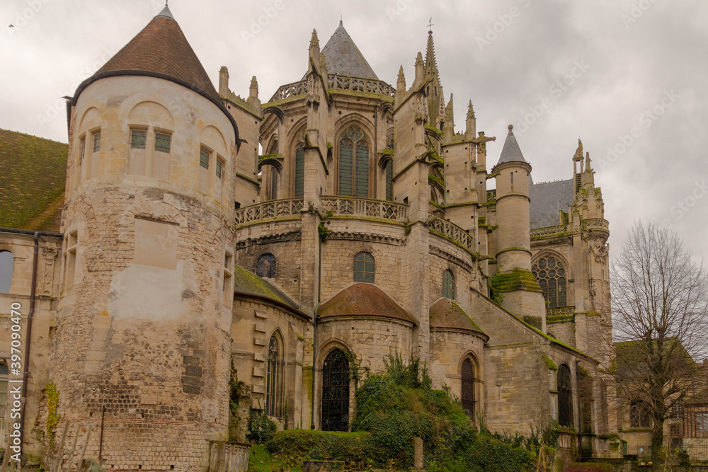 Senlis near Paris in Christmas time