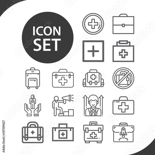 Simple set of premier related lineal icons.