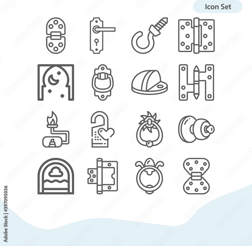 Simple set of sludge related lineal icons. Simple set of sludge related lineal icons.