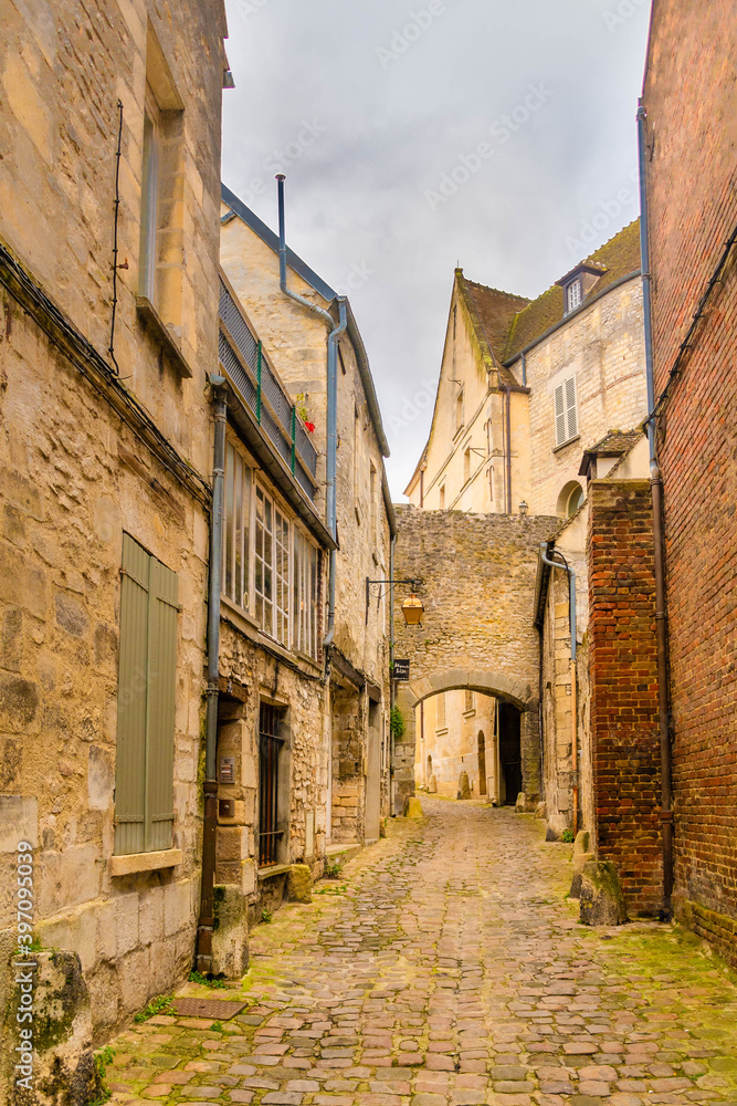 Senlis near Paris in Christmas time