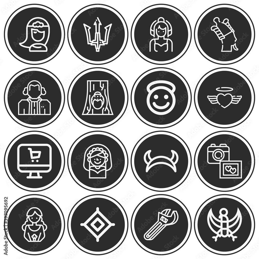 16 pack of saint lineal web icons set 16 pack of saint lineal web icons set