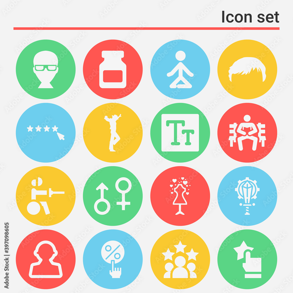 16 pack of literacy filled web icons set 16 pack of literacy filled web icons set