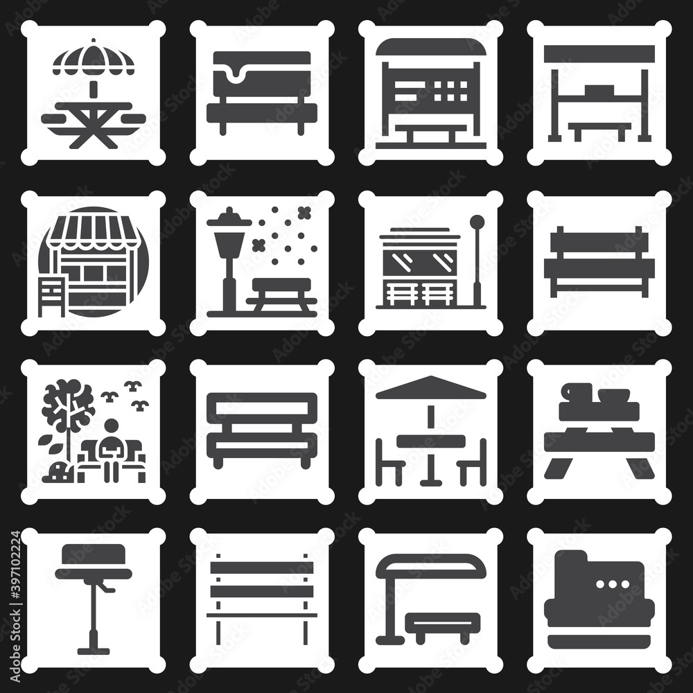 16 pack of justices filled web icons set 16 pack of justices filled web icons set