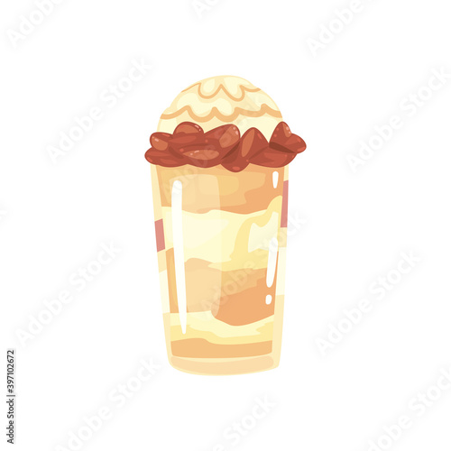 sweet milkshake icon vector design