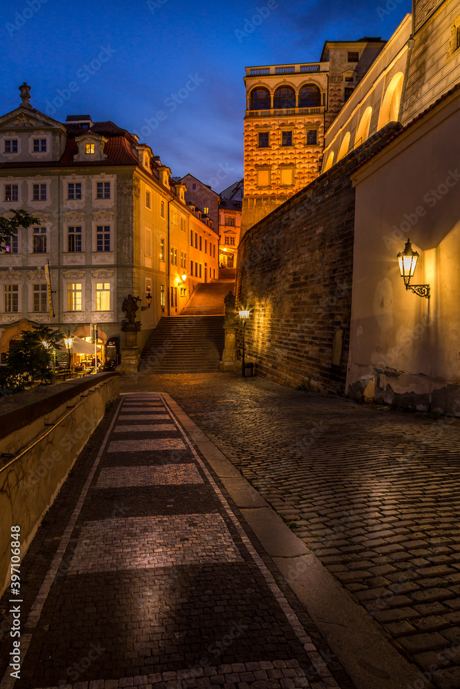 Picturesque historical Prague