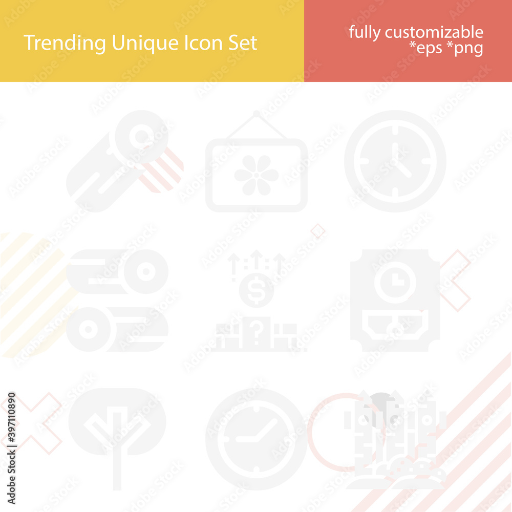 Simple set of obsolete related filled icons. Simple set of obsolete related filled icons.