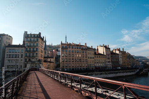 View of the old town of Lyon