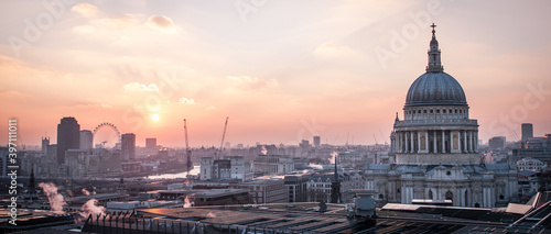 Fotografie St.Pauls Cathedral Sunset