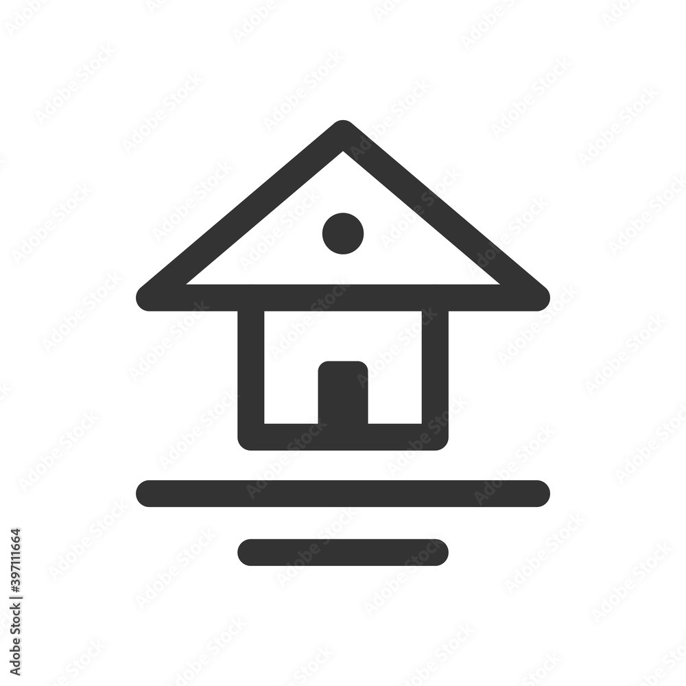 House or real estate flat logo design premium vector House or real estate flat logo design premium vector