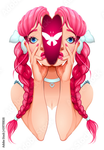 Representation of the trans...