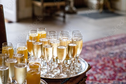 Wedding Reception Champagne 