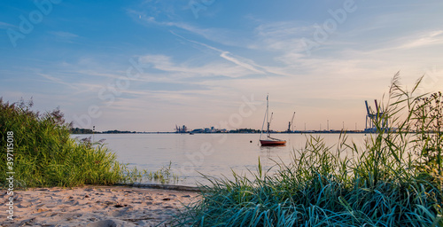 Abendstimmung an der Weser