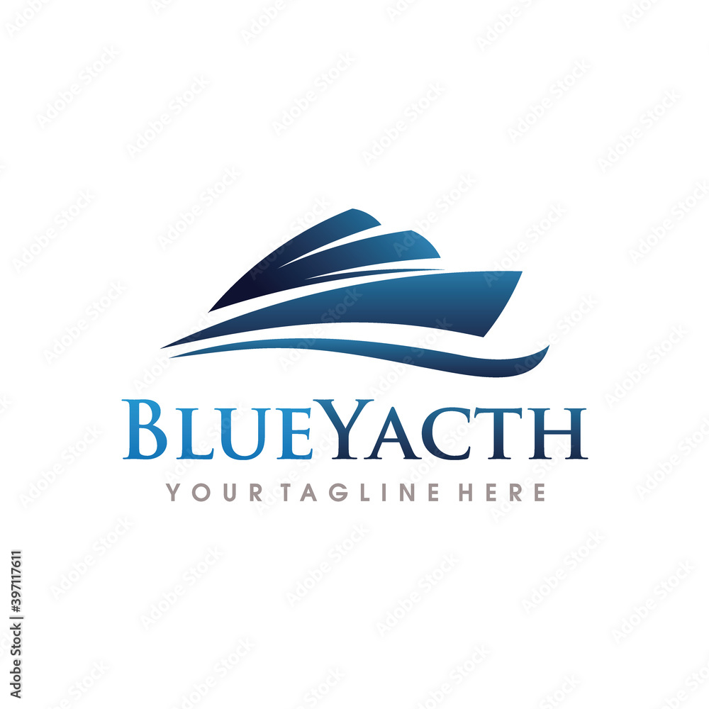 Yacht Logo Design. Ship and Cruise Logo Design Inspiration Vector Yacht Logo Design. Ship and Cruise Logo Design Inspiration Vector