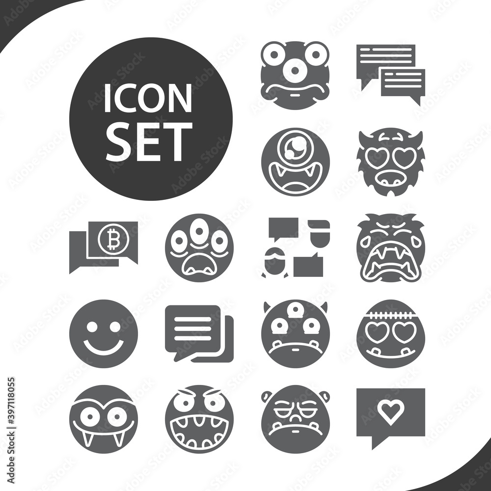 Simple set of feared related filled icons. Simple set of feared related filled icons.