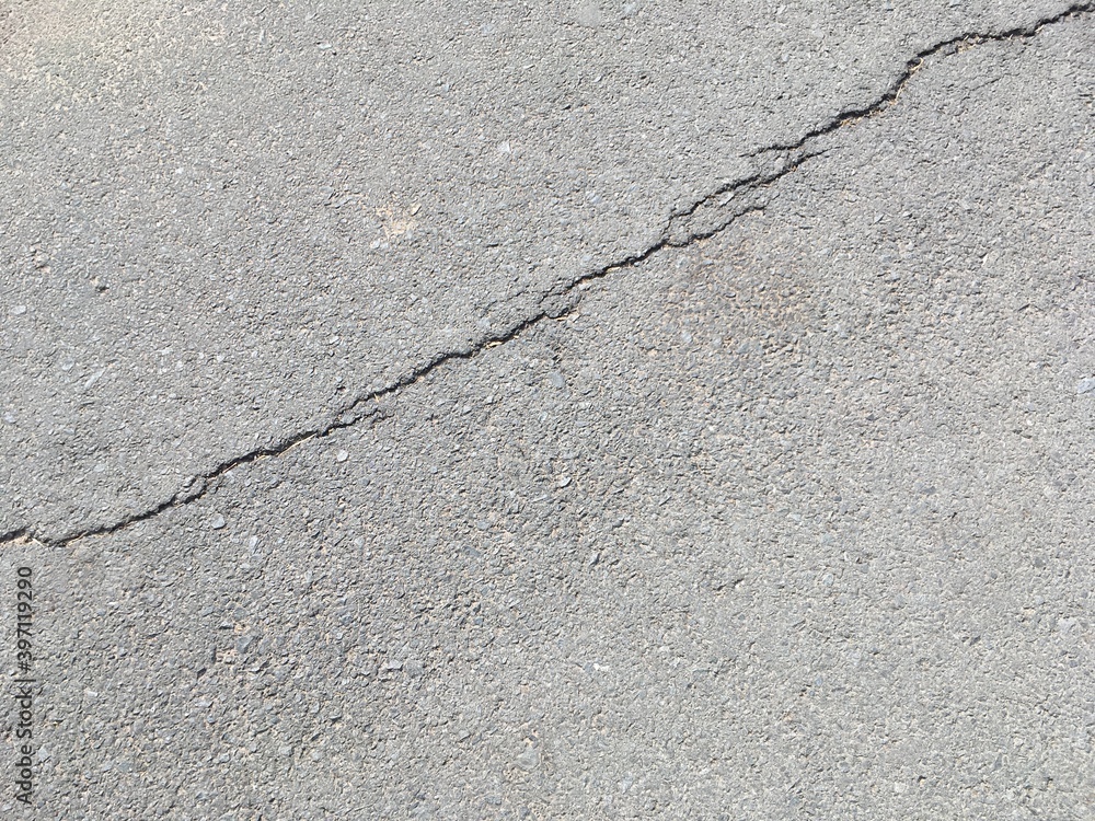 Obraz premium Concrete crack floor texture 