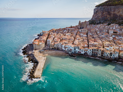 Cefalu, medieval village of Sicily island, Province of Palermo, Italy. Europe photo