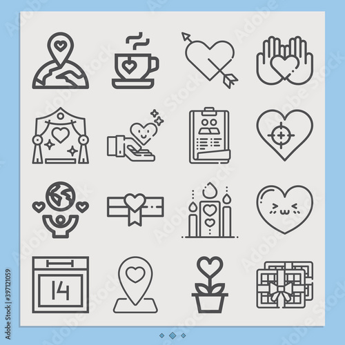 Simple set of sexes related lineal icons.