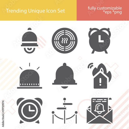 Simple set of dismay related filled icons.