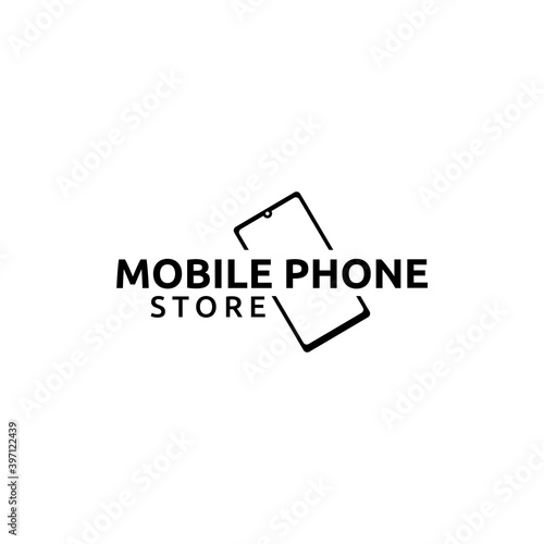 Mobile Phone Store Logo Vector Templates Sell
